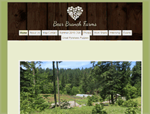 Tablet Screenshot of bearbranchfarms.com